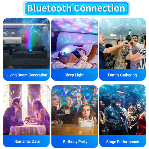 Ocean Starry Sky Projector – Dreamy Light for Sleep & Relaxation
