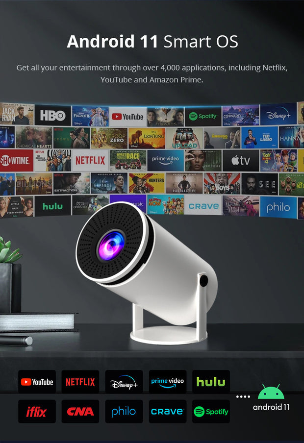 HY300 Smart HD Home Projector