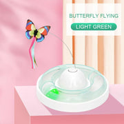 Funny dog Cat Toys Electric Rotating Colorful Butterfly Pet Scratch